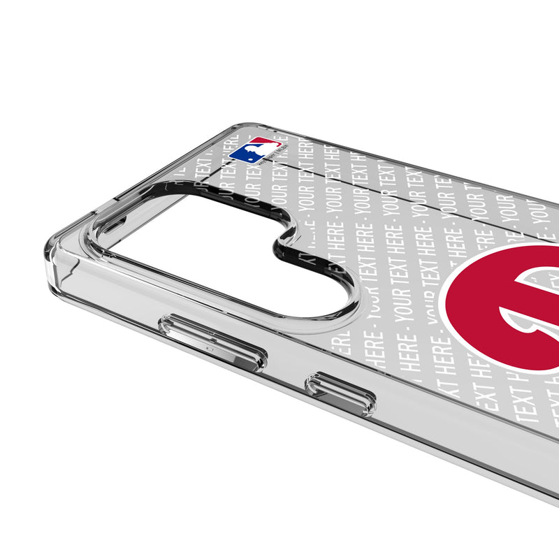 Philadelphia Phillies Personalized EndZone Plus Galaxy Clear Phone Case for Samsung Galaxy Detail.Jpg