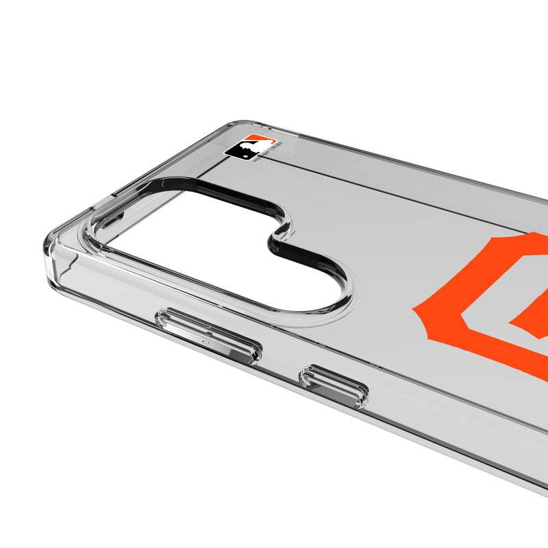 San Francisco Giants Text Backdrop Galaxy Clear Phone Case for Samsung Galaxy Detail.Jpg