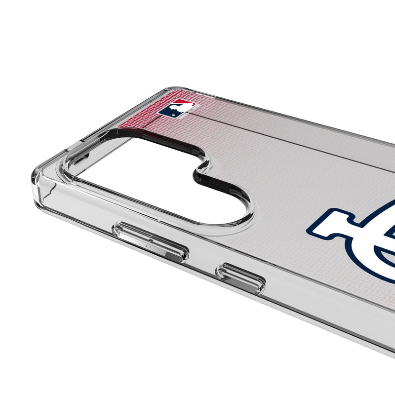 St Louis Cardinals Linen Galaxy Clear Phone Case for Samsung Galaxy Detail.Jpg