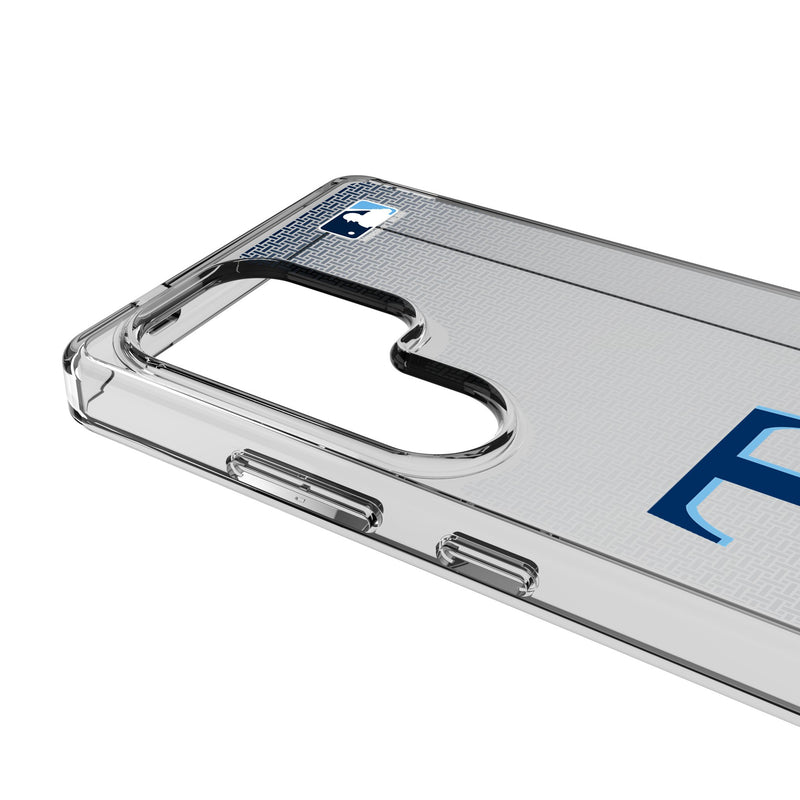 Tampa Bay Rays Linen Galaxy Clear Phone Case for Samsung Galaxy Detail.Jpg