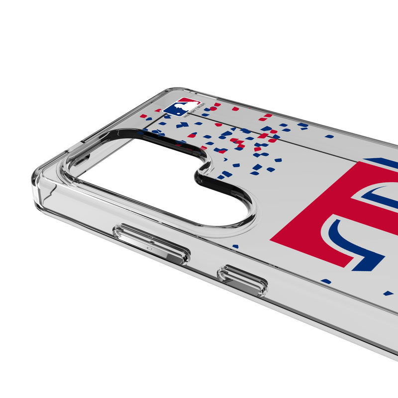 Texas Rangers Confetti Galaxy Clear Phone Case for Samsung Galaxy Detail.Jpg