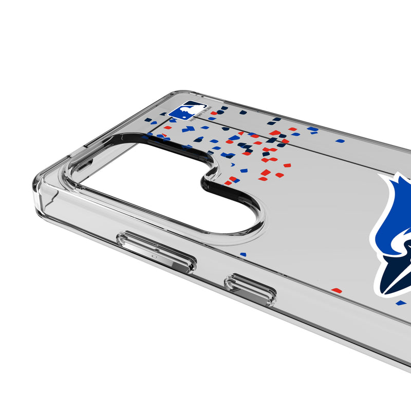 Toronto Blue Jays Confetti Galaxy Clear Phone Case for Samsung Galaxy Detail.Jpg