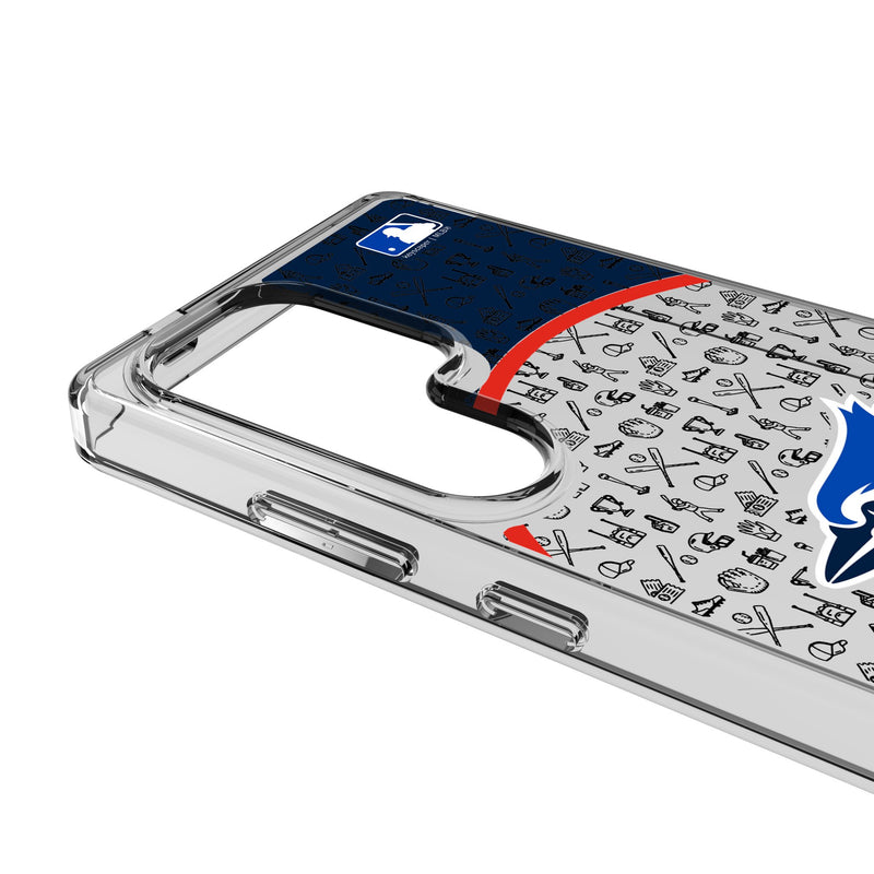 Toronto Blue Jays Personalized Circle Galaxy Clear Phone Case for Samsung Galaxy Detail.Jpg