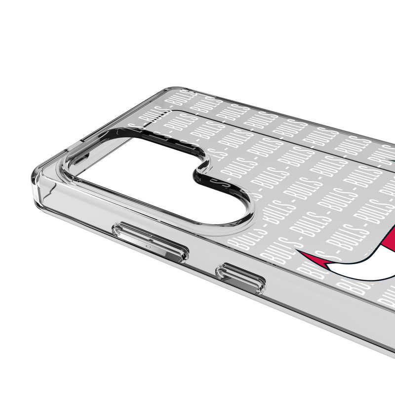 Chicago Bulls Text Backdrop Galaxy Clear Phone Case for Samsung Galaxy Detail.Jpg