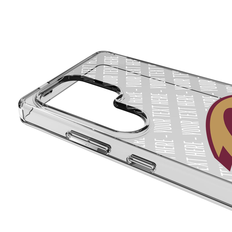 Cleveland Cavaliers Personalized EndZone Plus Galaxy Clear Phone Case for Samsung Galaxy Detail.Jpg