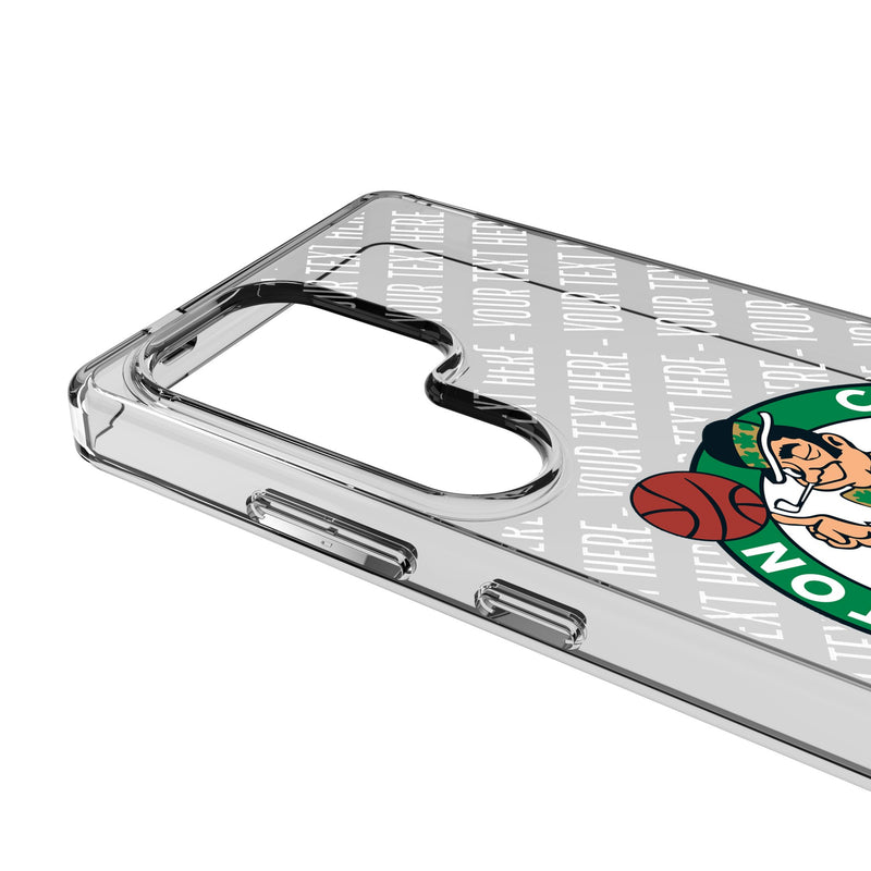Boston Celtics Personalized EndZone Plus Galaxy Clear Phone Case for Samsung Galaxy Detail.Jpg
