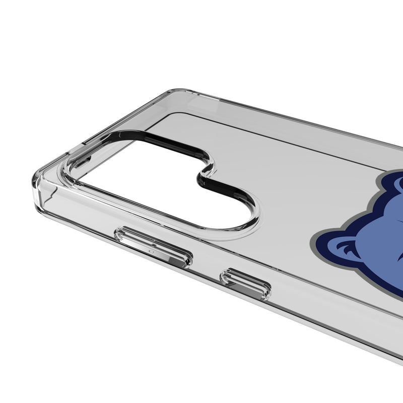 Memphis Grizzlies Text Backdrop Galaxy Clear Phone Case for Samsung Galaxy Detail.Jpg