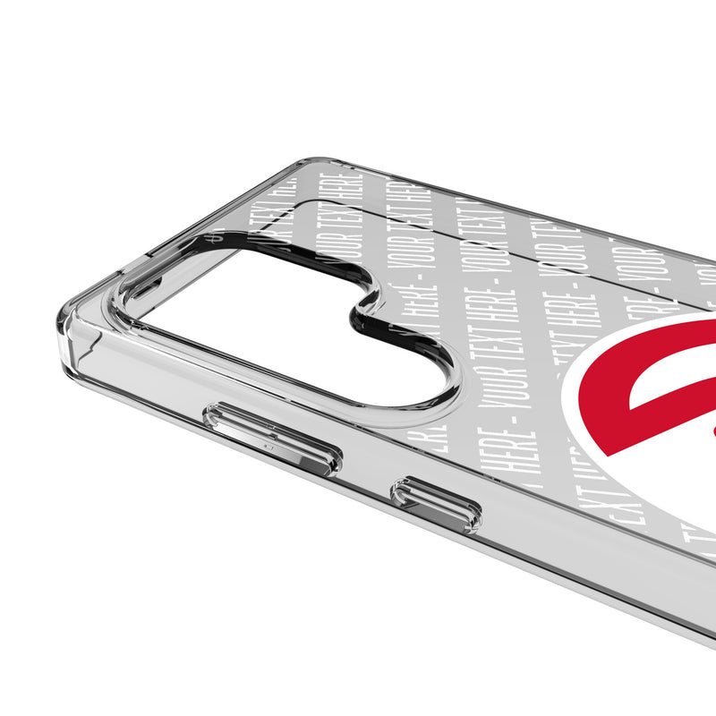 Atlanta Hawks Personalized EndZone Plus Galaxy Clear Phone Case for Samsung Galaxy Detail.Jpg