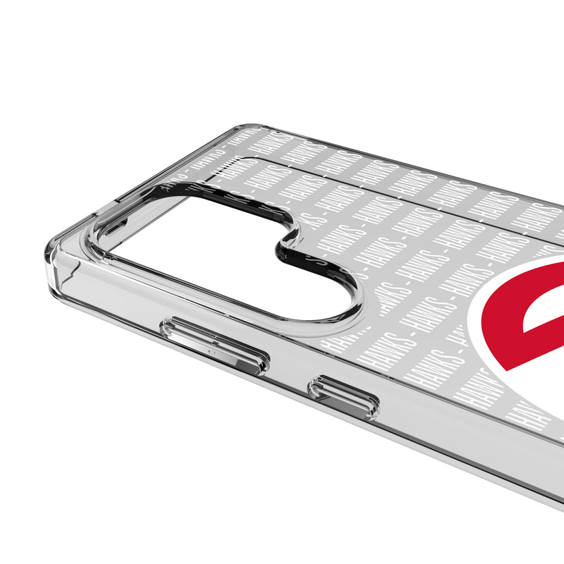 Atlanta Hawks Text Backdrop Galaxy Clear Phone Case for Samsung Galaxy Detail.Jpg
