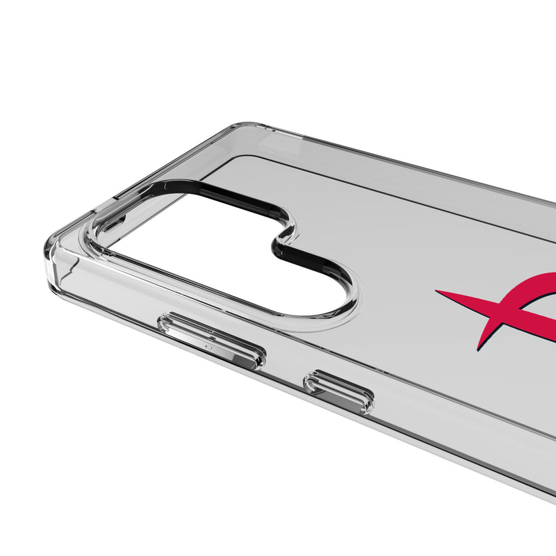 Houston Rockets Text Backdrop Galaxy Clear Phone Case for Samsung Galaxy Detail.Jpg