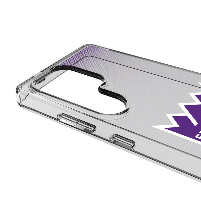 Sacramento Kings Linen Galaxy Clear Phone Case for Samsung Galaxy Detail.Jpg