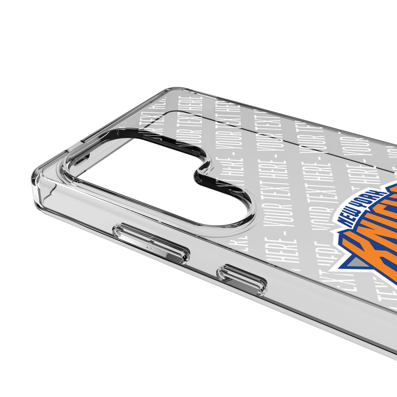 New York Knicks Personalized EndZone Plus Galaxy Clear Phone Case for Samsung Galaxy Detail.Jpg