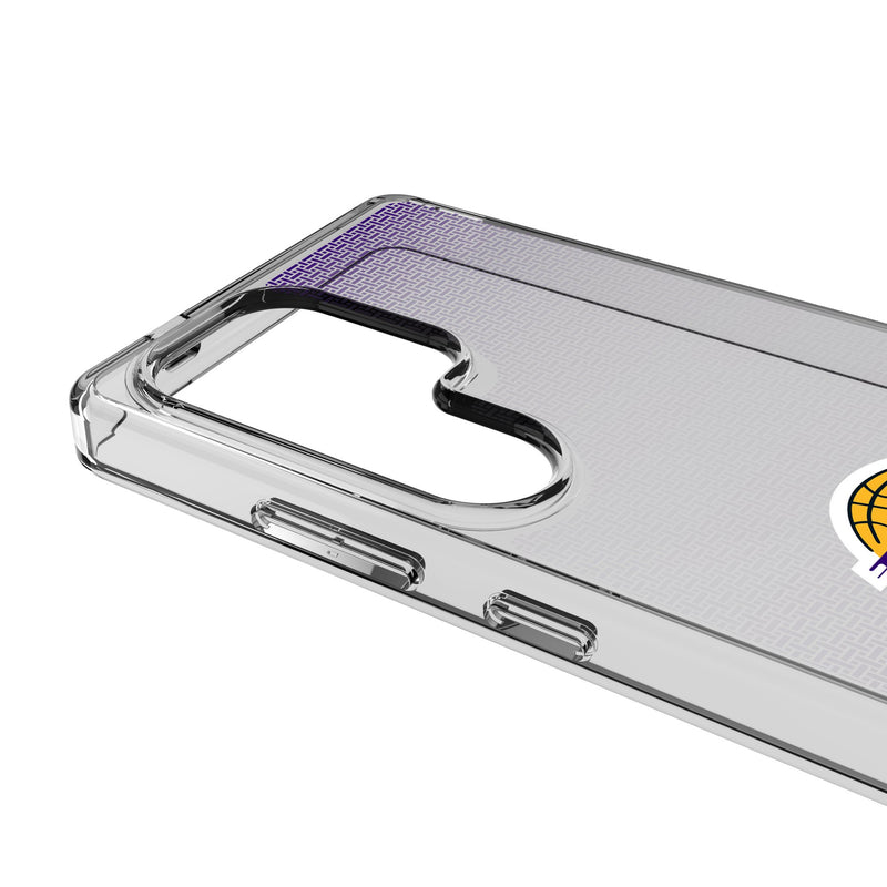 Los Angeles Lakers Linen Galaxy Clear Phone Case for Samsung Galaxy Detail.Jpg