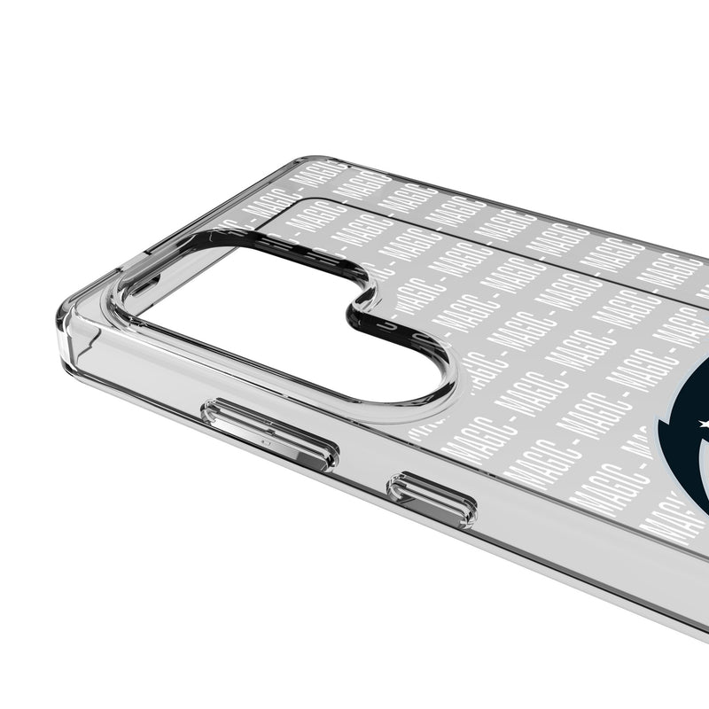 Orlando Magic Text Backdrop Galaxy Clear Phone Case for Samsung Galaxy Detail.Jpg