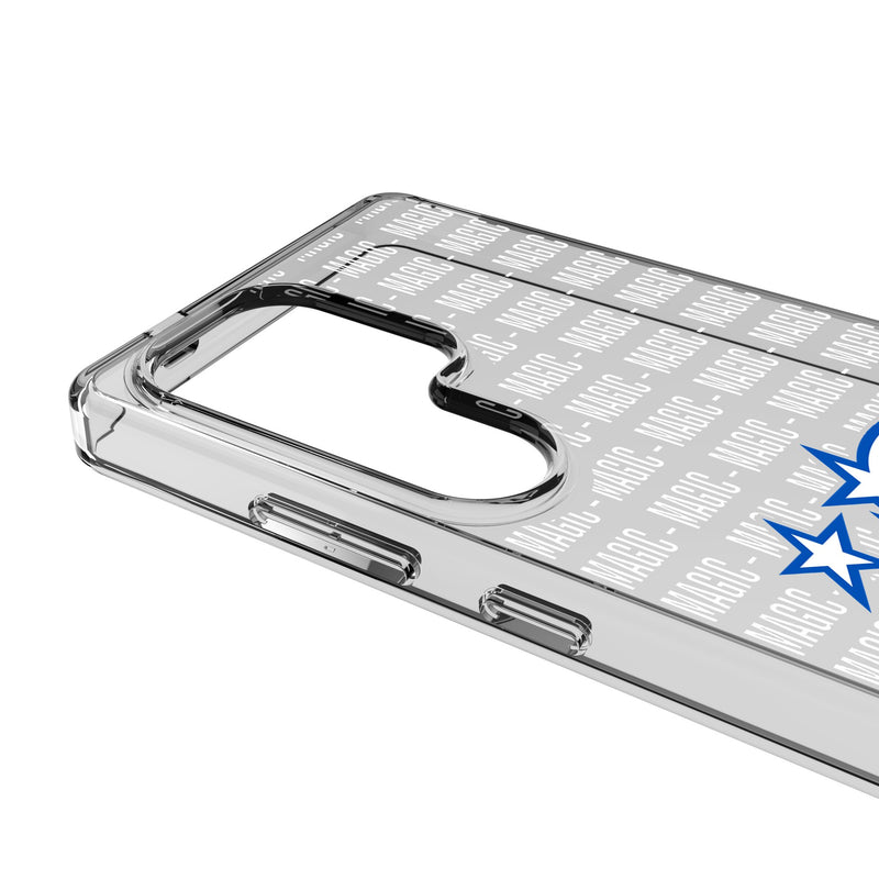 Orlando Magic Text Backdrop Galaxy Clear Phone Case for Samsung Galaxy Detail.Jpg