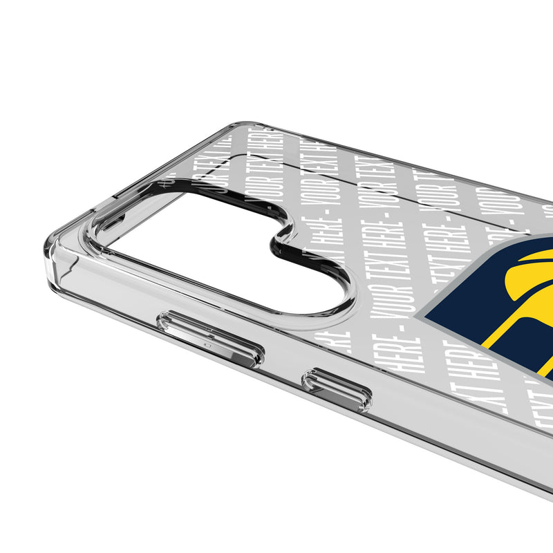 Indiana Pacers Personalized EndZone Plus Galaxy Clear Phone Case for Samsung Galaxy Detail.Jpg
