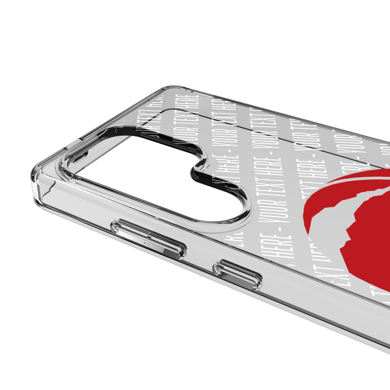 Toronto Raptors Personalized EndZone Plus Galaxy Clear Phone Case for Samsung Galaxy Detail.Jpg