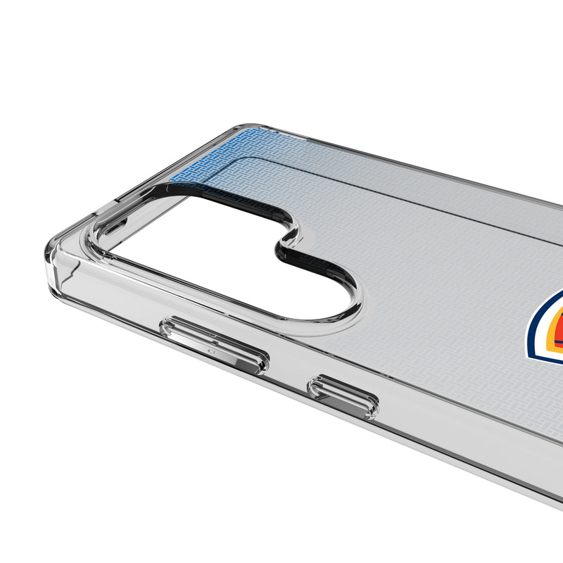 Oklahoma City Thunder Linen Galaxy Clear Phone Case for Samsung Galaxy Detail.Jpg