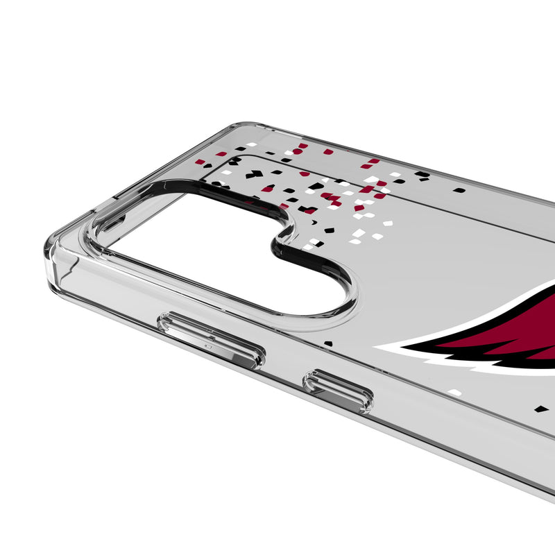 Arizona Cardinals Confetti Galaxy Clear Phone Case for Samsung Galaxy Detail.Jpg