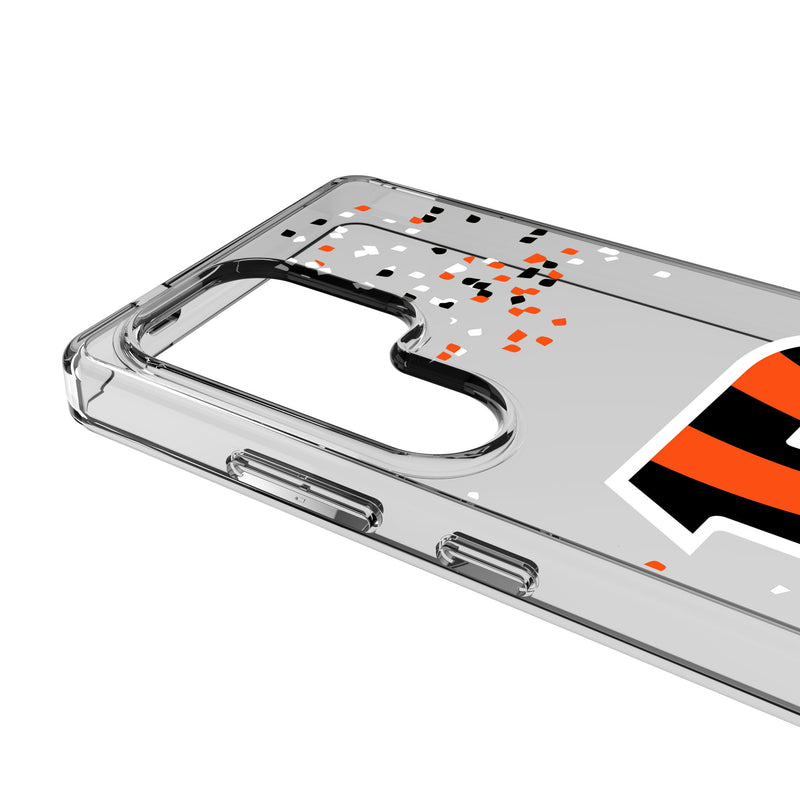 Cincinnati Bengals Confetti Galaxy Clear Phone Case for Samsung Galaxy Detail.Jpg