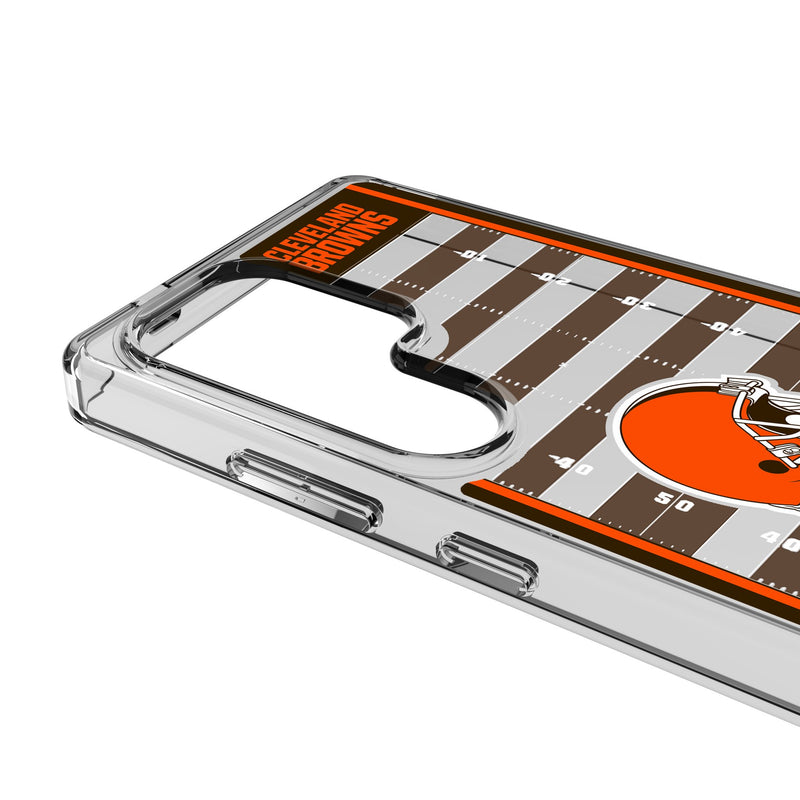 Cleveland Browns Field Galaxy Clear Phone Case for Samsung Galaxy Detail.Jpg