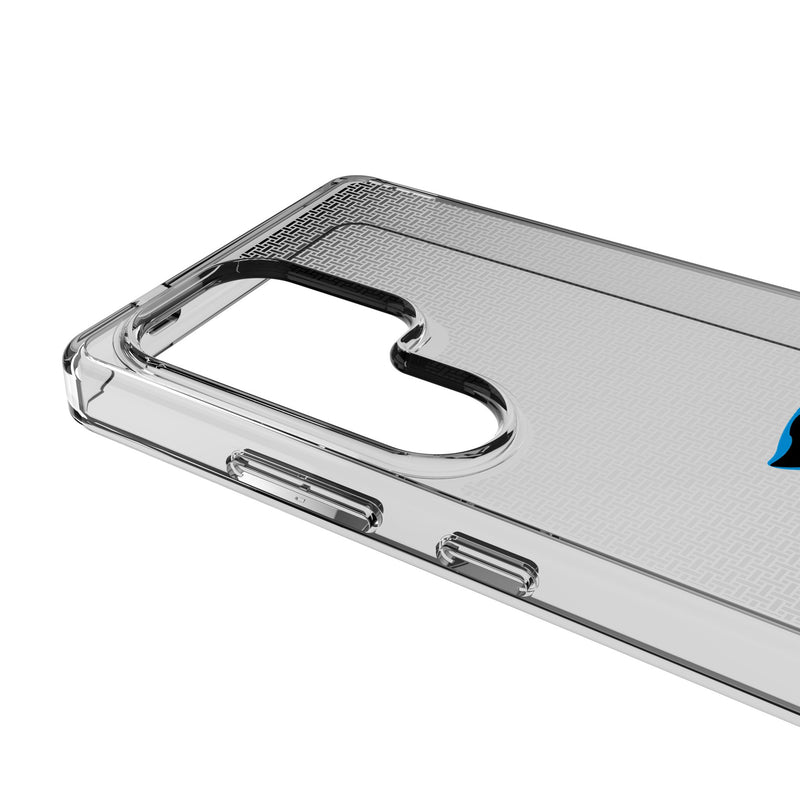 Carolina Panthers Linen Galaxy Clear Phone Case for Samsung Galaxy Detail.Jpg