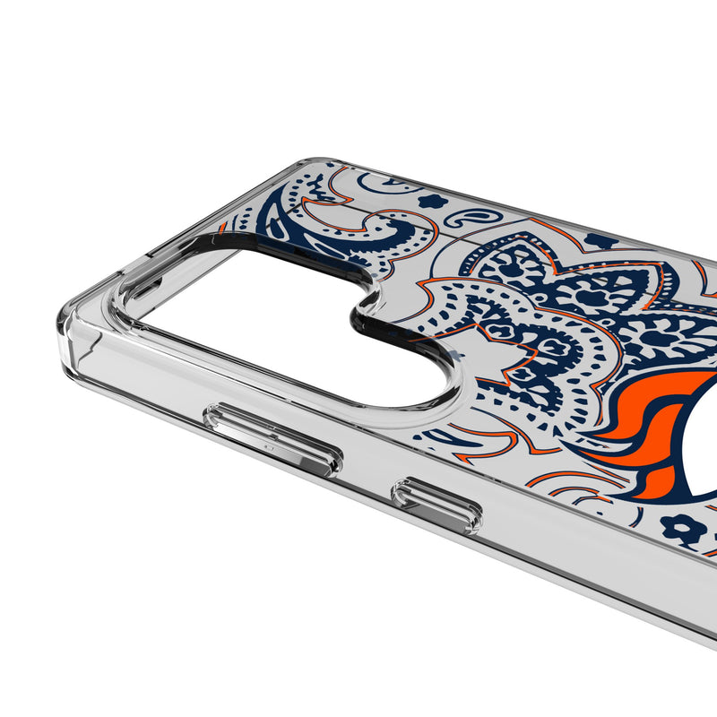 Denver Broncos Paisley Galaxy Clear Phone Case for Samsung Galaxy Detail.Jpg