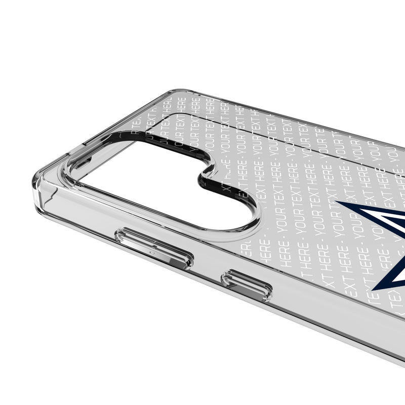 Dallas Cowboys Personalized EndZone Plus Galaxy Clear Phone Case for Samsung Galaxy Detail.Jpg