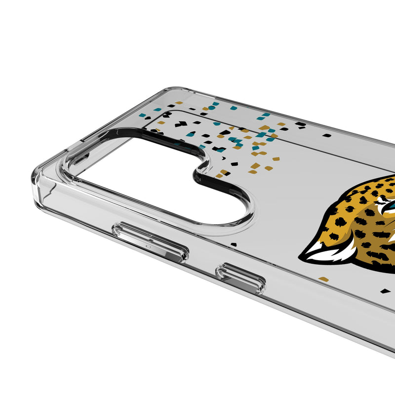Jacksonville Jaguars Confetti Galaxy Clear Phone Case for Samsung Galaxy Detail.Jpg