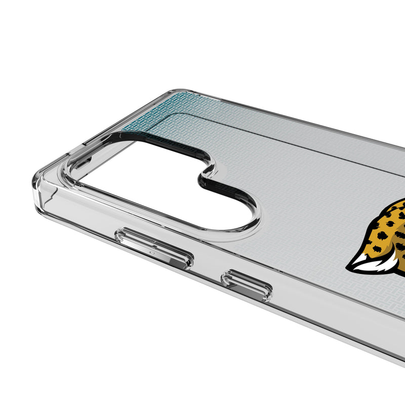 Jacksonville Jaguars Linen Galaxy Clear Phone Case for Samsung Galaxy Detail.Jpg