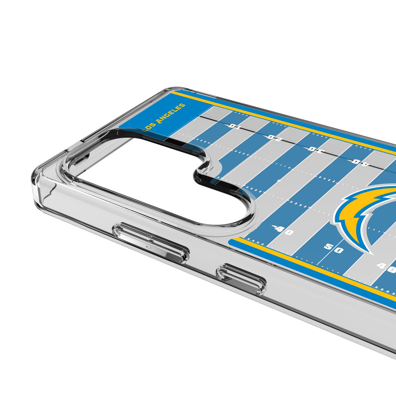 Los Angeles Chargers Field Galaxy Clear Phone Case for Samsung Galaxy Detail.Jpg
