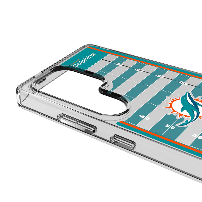 Miami Dolphins Field Galaxy Clear Phone Case for Samsung Galaxy Detail.Jpg