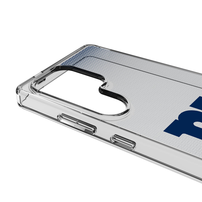 New York Giants Linen Galaxy Clear Phone Case for Samsung Galaxy Detail.Jpg