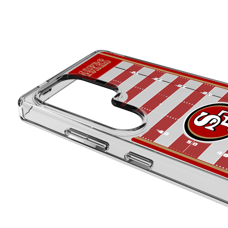 San Francisco 49ers Field Galaxy Clear Phone Case for Samsung Galaxy Detail.Jpg
