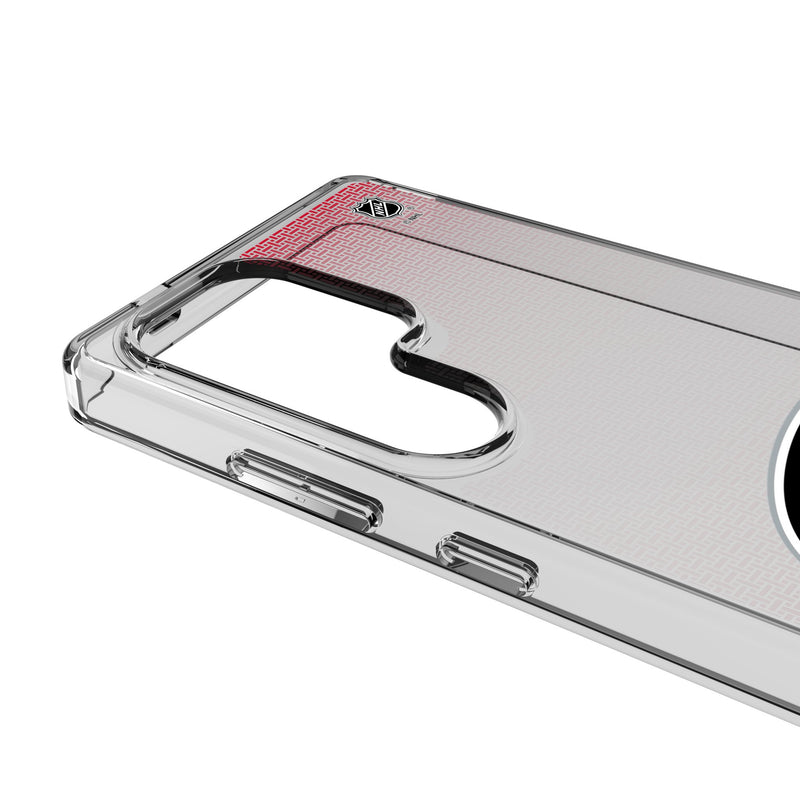 Carolina Hurricanes Linen Galaxy Clear Phone Case for Samsung Galaxy Detail.Jpg