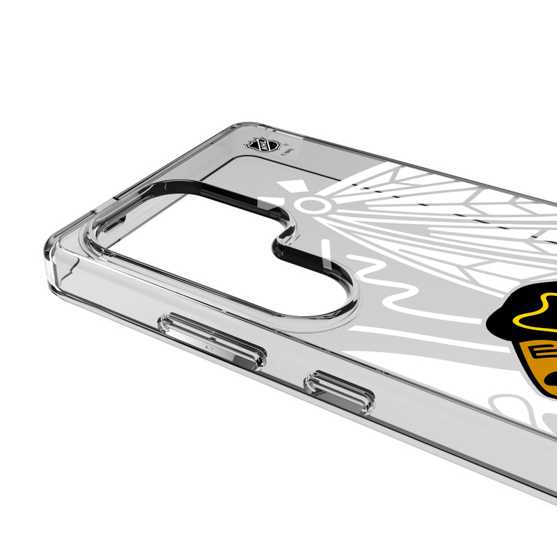 Chicago Blackhawks Personalized Tilt Galaxy Clear Phone Case for Samsung Galaxy Detail.Jpg