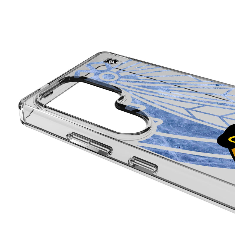 Chicago Blackhawks Ice Tilt Galaxy Clear Phone Case for Samsung Galaxy Detail.Jpg