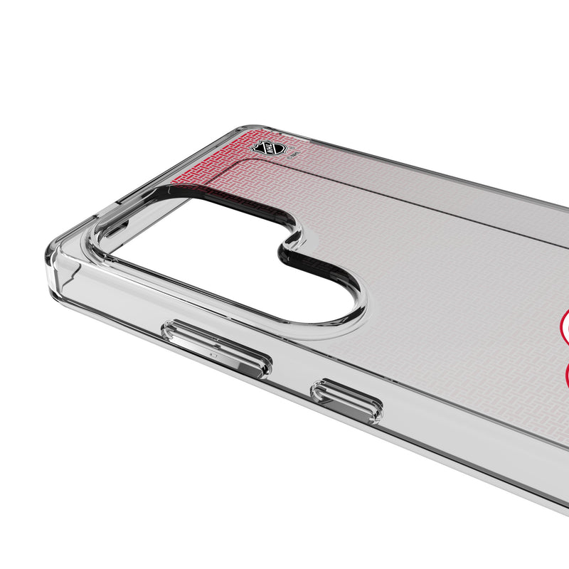 Detroit Red Wings Linen Galaxy Clear Phone Case for Samsung Galaxy Detail.Jpg