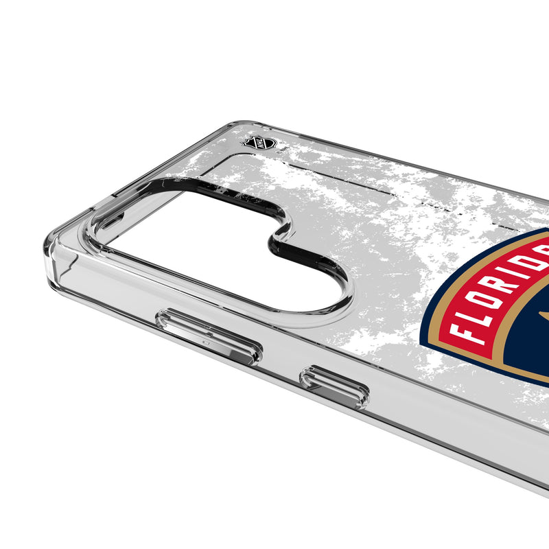Florida Panthers Ice Stripe Galaxy Clear Phone Case for Samsung Galaxy Detail.Jpg
