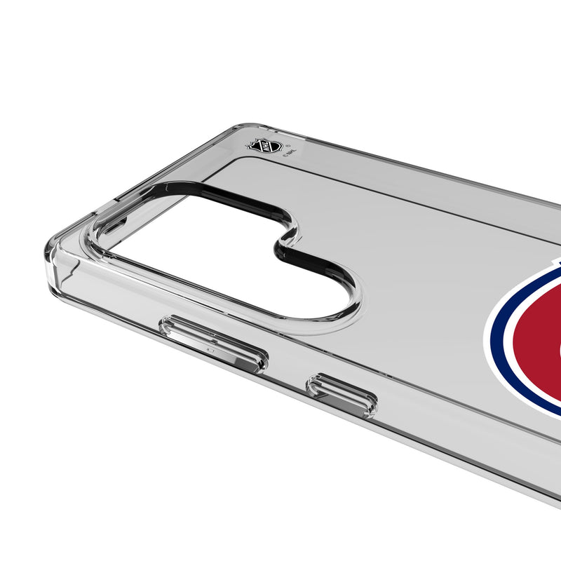 Montreal Canadiens Personalized EndZone Plus Galaxy Clear Phone Case for Samsung Galaxy Detail.Jpg