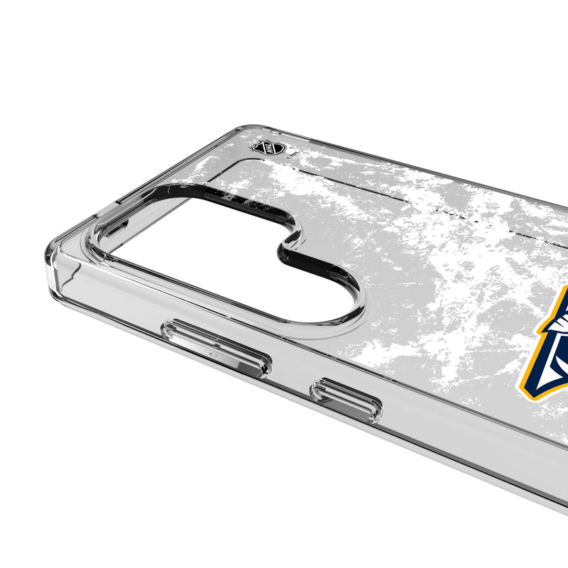Nashville Predators Ice Stripe Galaxy Clear Phone Case for Samsung Galaxy Detail.Jpg