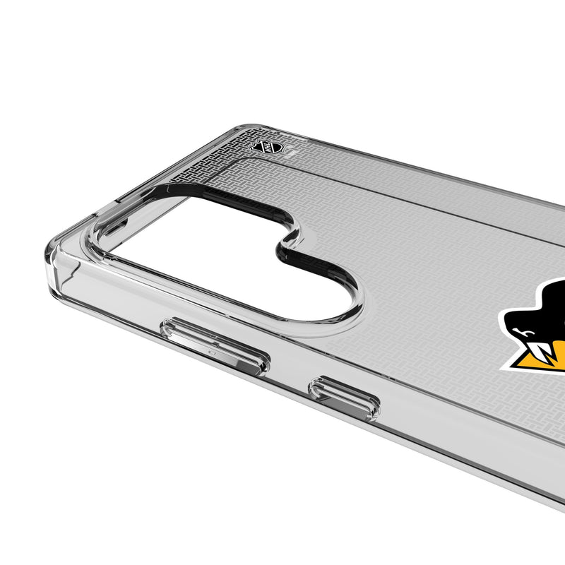 Pittsburgh Penguins Linen Galaxy Clear Phone Case for Samsung Galaxy Detail.Jpg