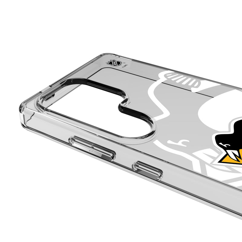Pittsburgh Penguins Personalized Tilt Galaxy Clear Phone Case for Samsung Galaxy Detail.Jpg