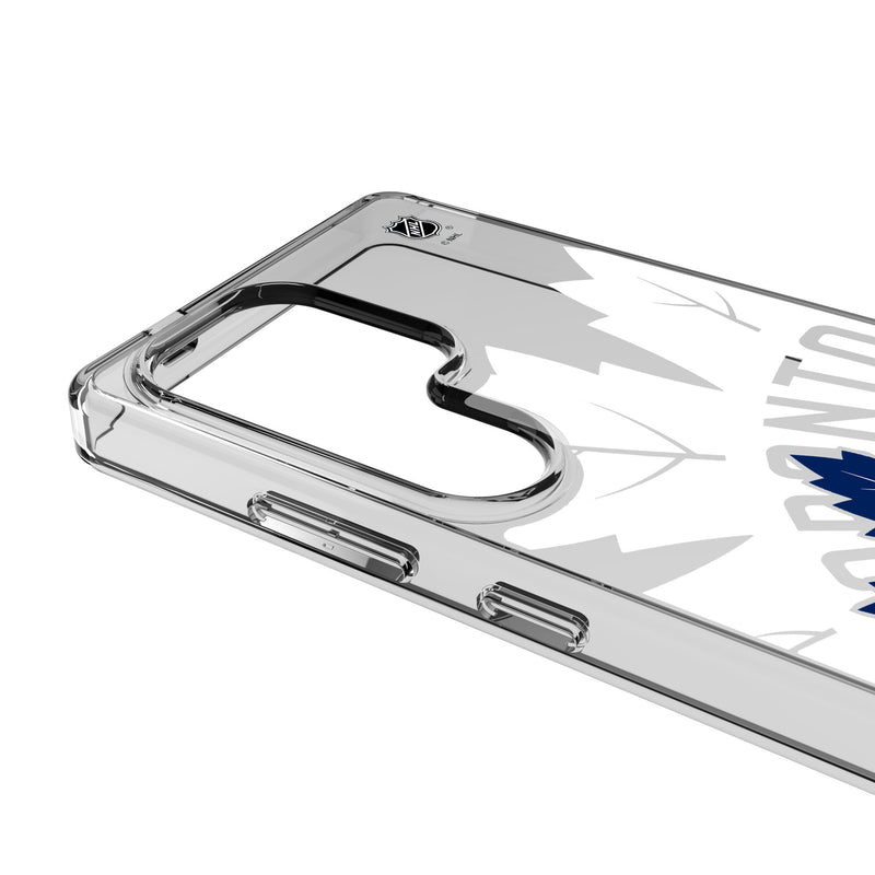 Toronto Maple Leafs Personalized Tilt Galaxy Clear Phone Case for Samsung Galaxy Detail.Jpg