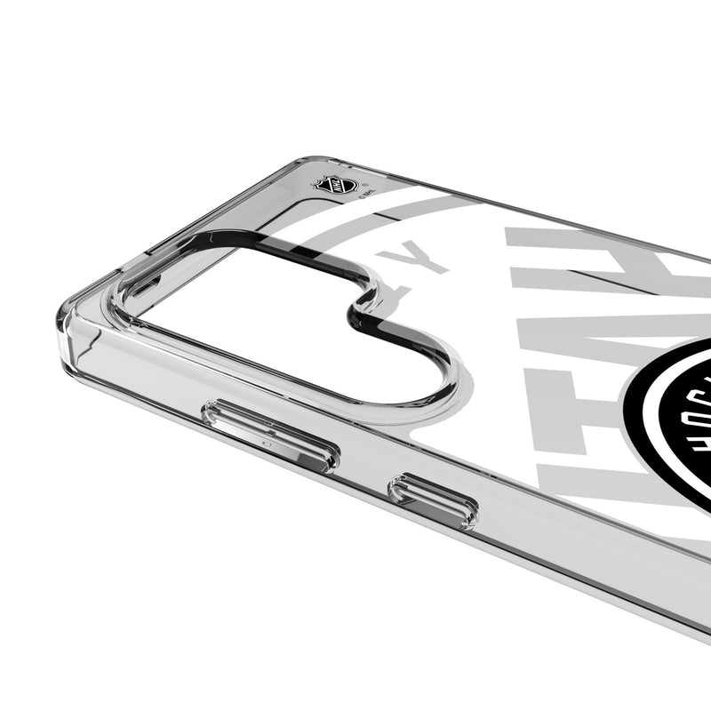 Utah Hockey Club Personalized Tilt Galaxy Clear Phone Case for Samsung Galaxy Detail.Jpg