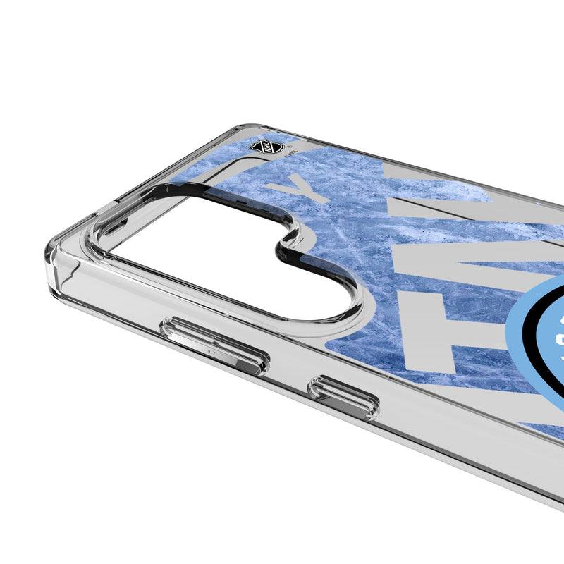 Utah Hockey Club Ice Tilt Galaxy Clear Phone Case for Samsung Galaxy Detail.Jpg