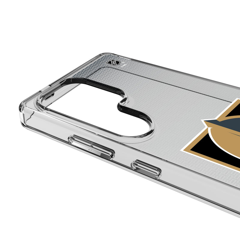 Vegas Golden Knights Linen Galaxy Clear Phone Case for Samsung Galaxy Detail.Jpg