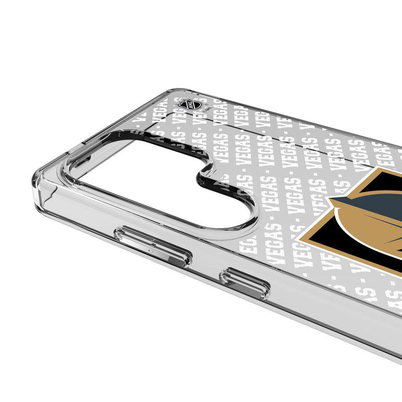 Vegas Golden Knights Personalized EndZone Plus Galaxy Clear Phone Case for Samsung Galaxy Detail.Jpg