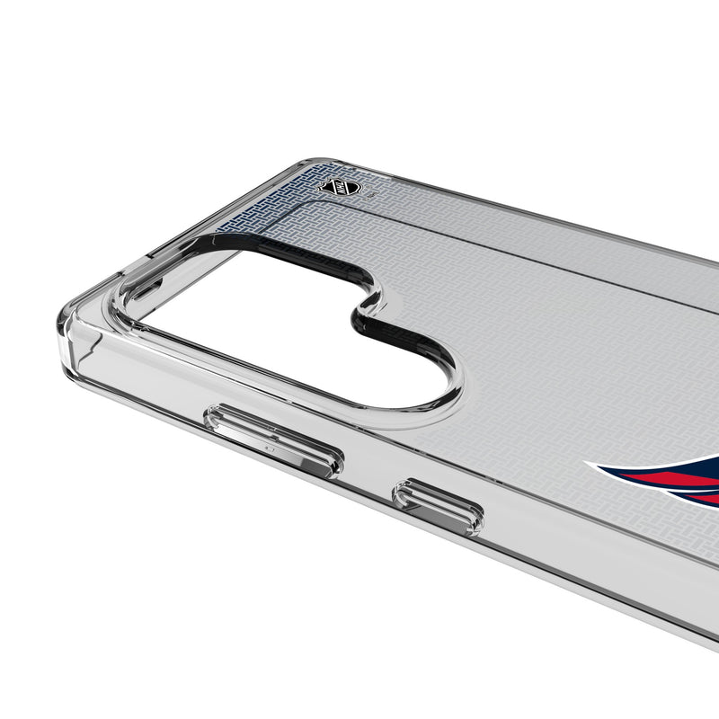 Washington Capitals Linen Galaxy Clear Phone Case for Samsung Galaxy Detail.Jpg