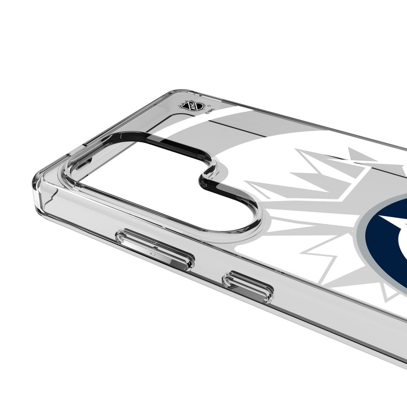Winnipeg Jets Personalized Tilt Galaxy Clear Phone Case for Samsung Galaxy Detail.Jpg